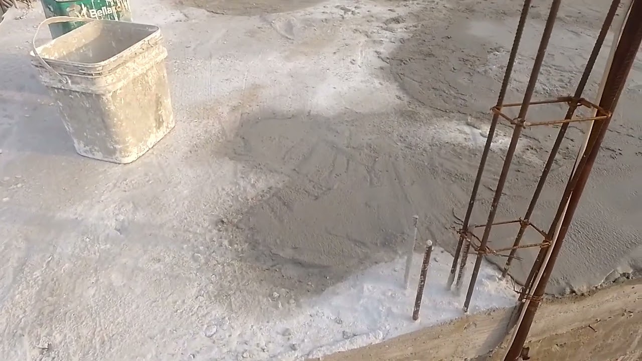 no meio da construção coluna sai fora do lugar como arrumar quando enche a laje de concreto