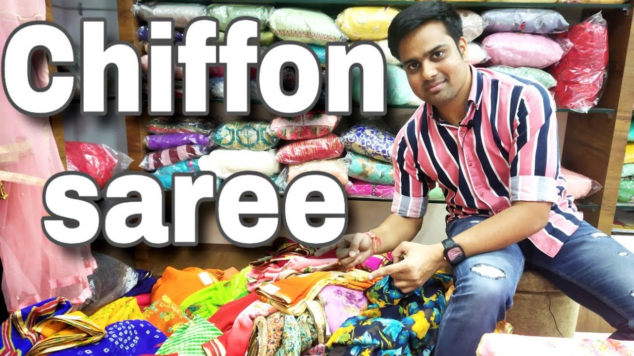 100% pure chiffon saree ₹750/- | vallab chiffon saree ₹350/- only for subscribers