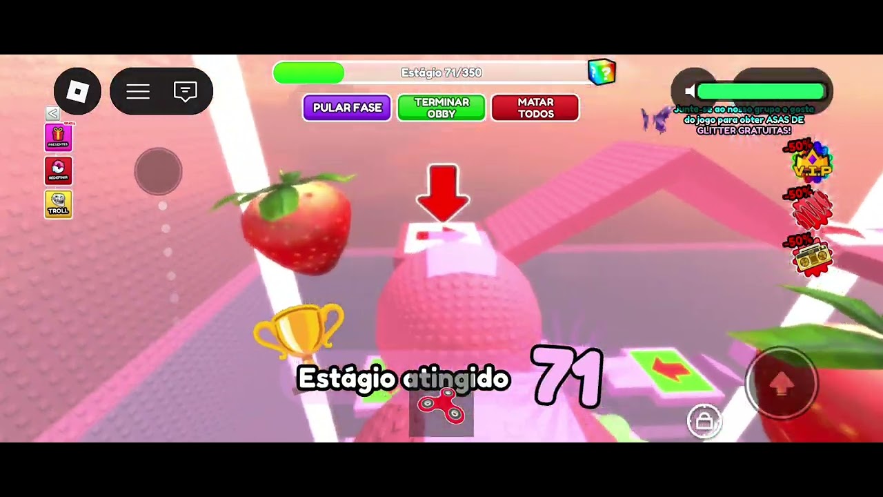 Fui até o estágio 67 ( Eu caí?)