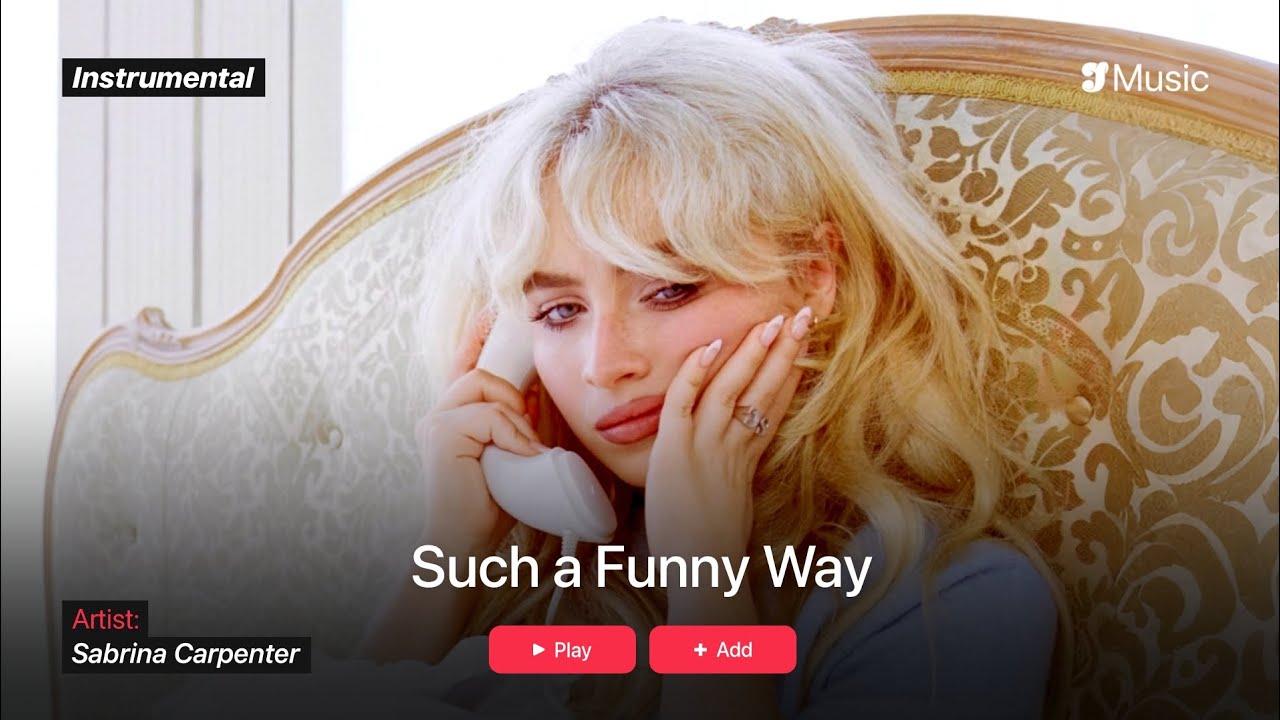 Sabrina Carpenter – Such a Funny Way | Instrumental