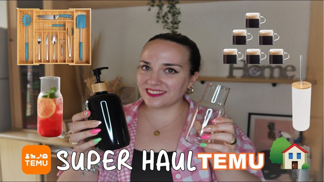 🏠✨SÚPER HAUL de TEMU|| COSAS para la NUEVA CASA ( cocina, organización....)🔑🏠