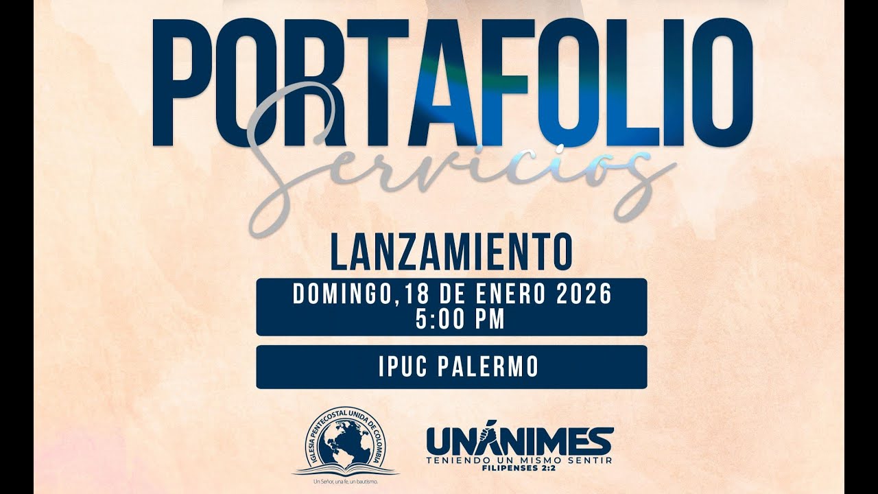 Lanzamiento del Portafolio de Servicios 2026 | Damas Dorcas DTO 22