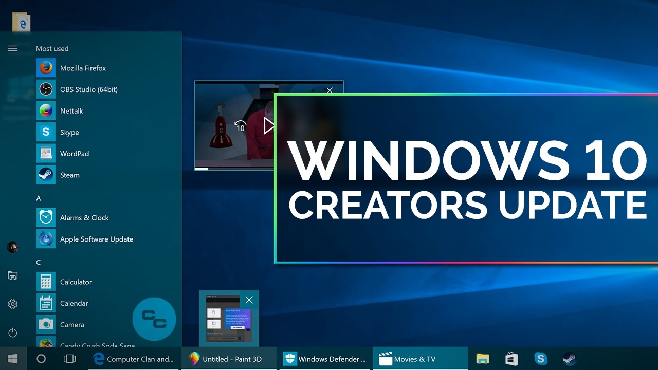 Windows 10 Creators Update Demo