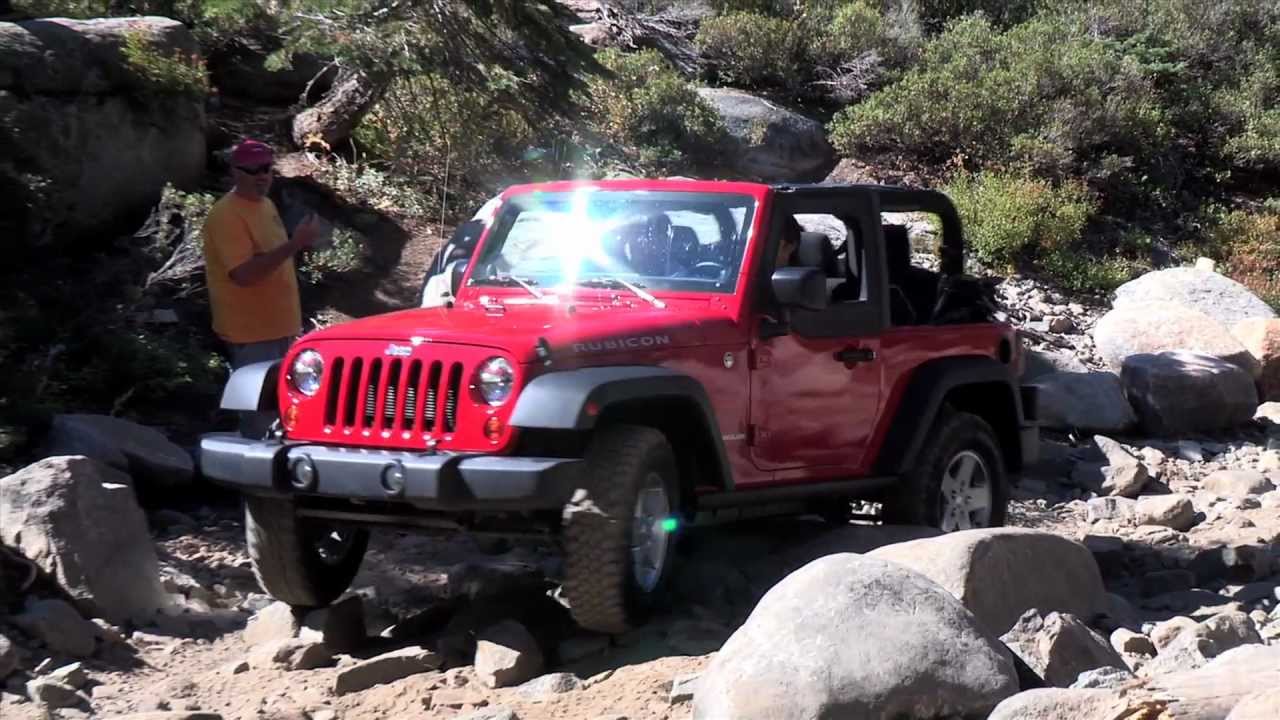 Jeep Wranglers on the Rubicon Trail   September 2011