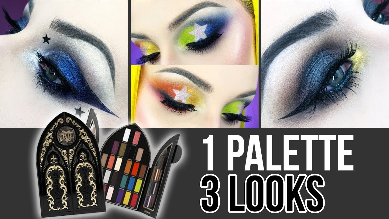 KAT VON D Saint and Sinner | 1 PALETTE 3 LOOKS