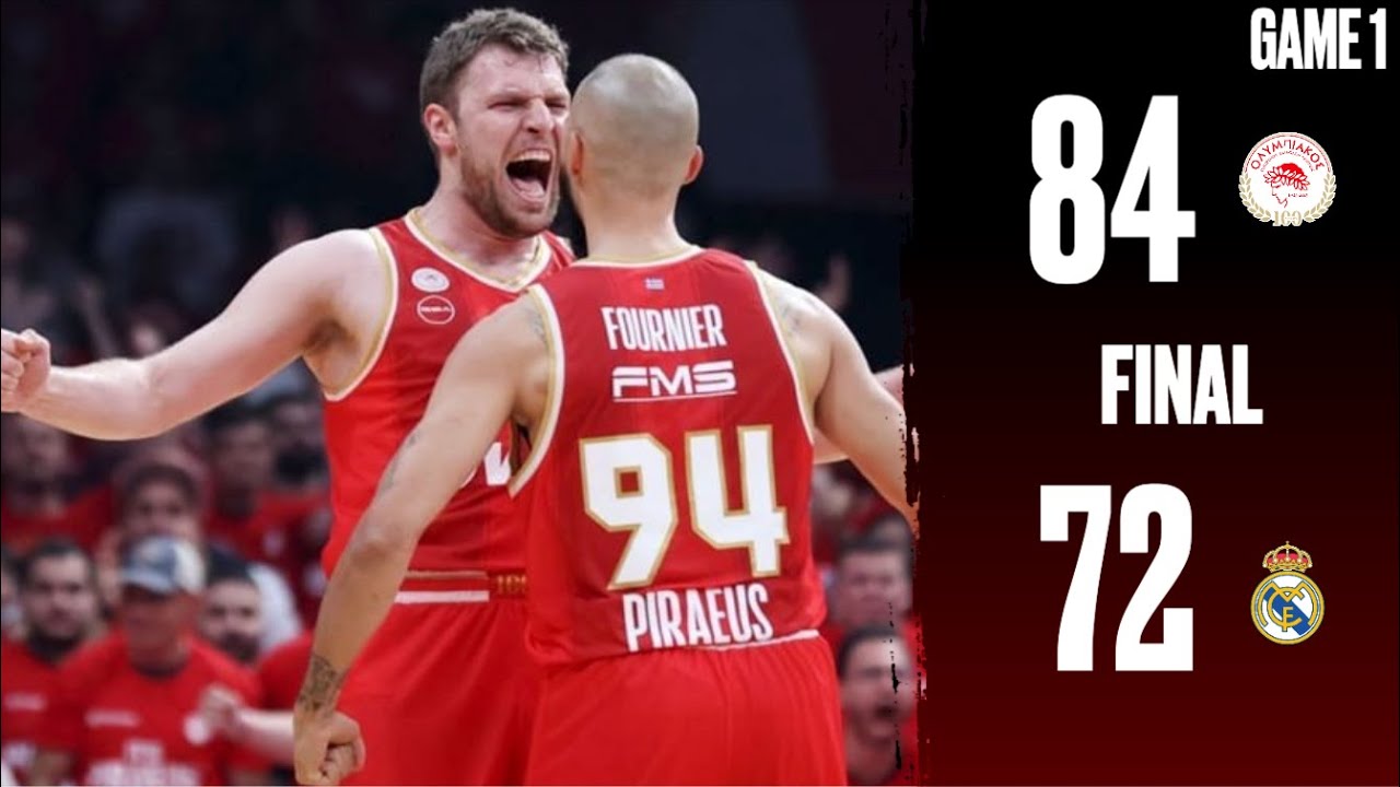 Olympiacos - Real Madrid 84-72 | Playoffs Game 1 Full Game Highlights | 23.04.2025