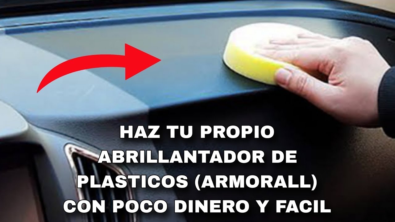 COMO HACER ABRILLANTADOR PARA PLASTICOS INTERIORES O EXTERIORES