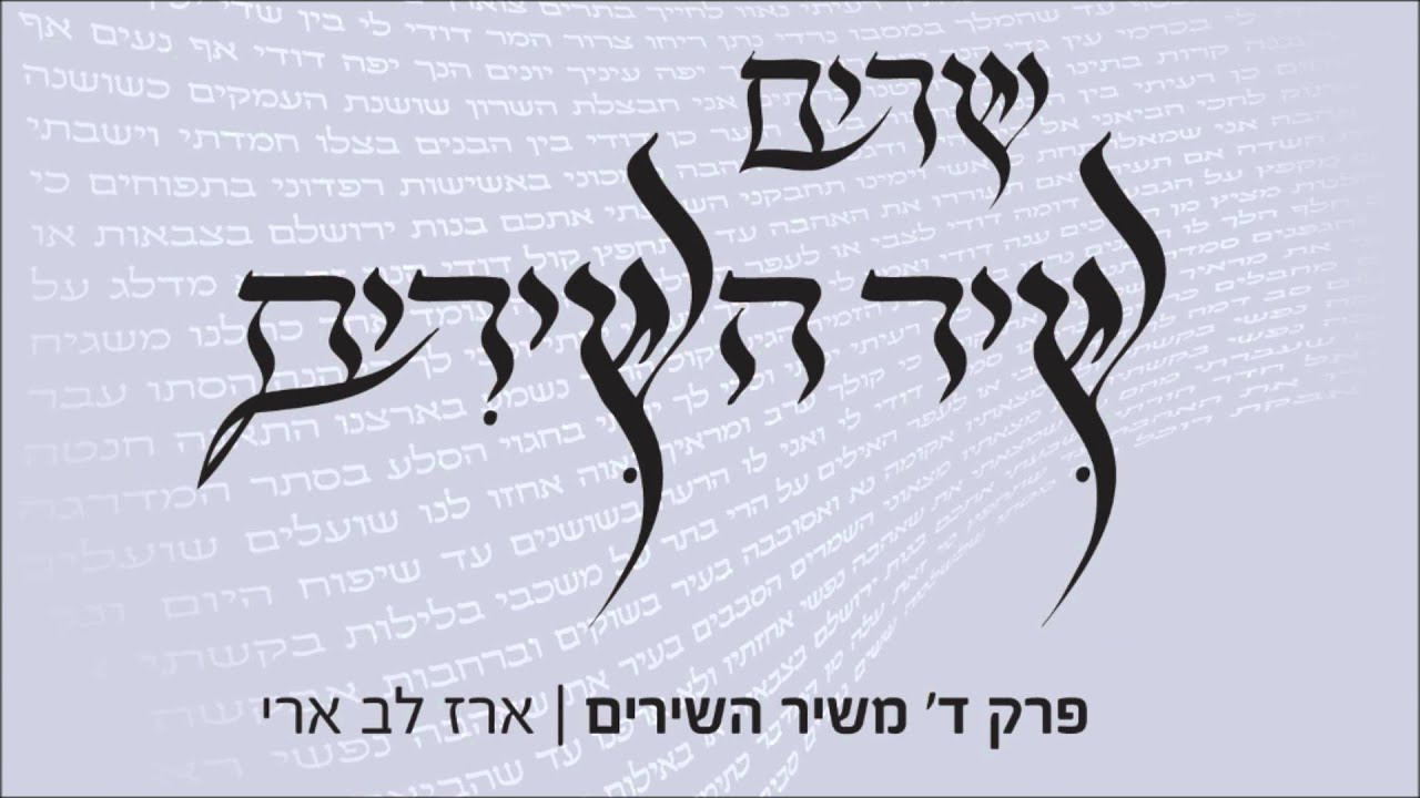 ארז לב ארי - פרק ד', שיר השירים