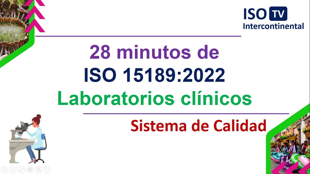 webinar sobre ISO 15189:2022 Laboratorios clínicos — Requisitos para la calidad y la competencia