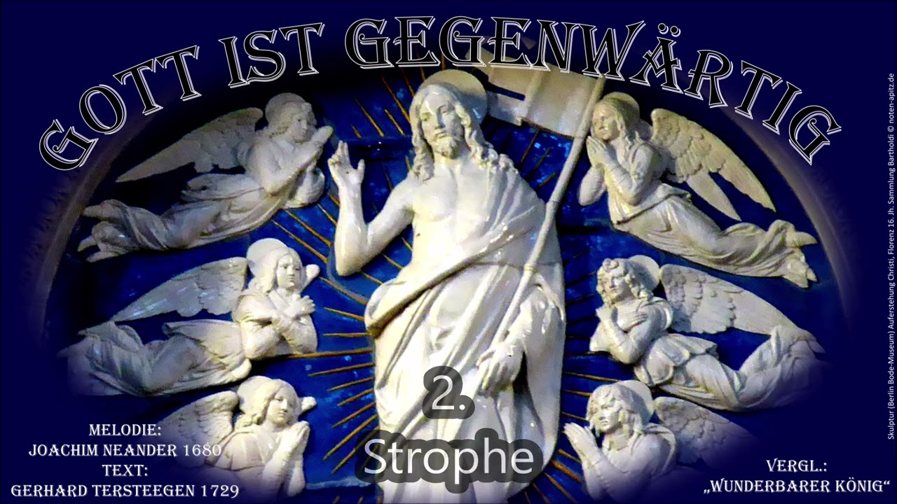 „Gott ist gegenwärtig“ Trompete/Orgel Duo Apitz Köthen St. Agnus; Bild: Skulptur Berlin Bode-Museum