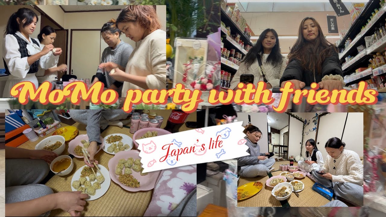 Sathi ko gharma MoMo party 🥰🥟