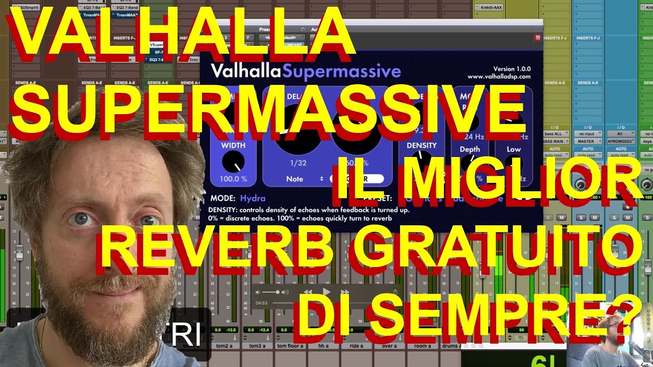 VALHALLA SUPERMASSIVE - IL MIGLIOR REVERB PLUGIN GRATUITO FREE DI SEMPRE?