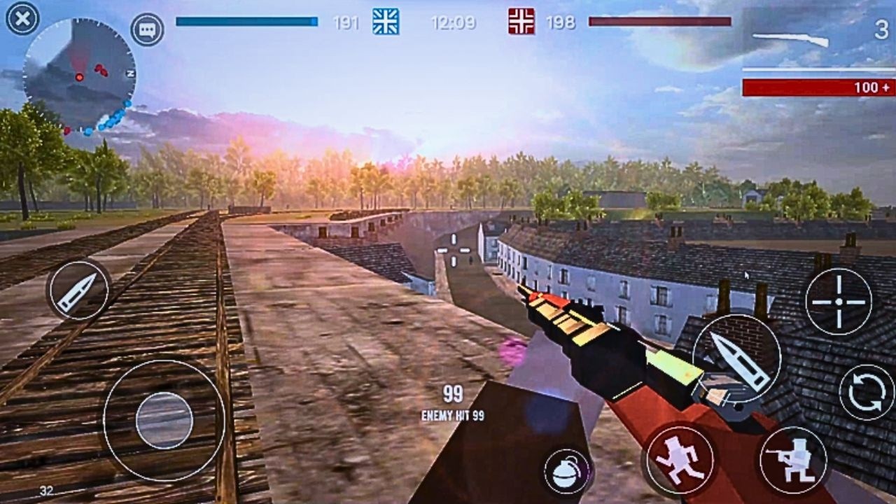 Polyfield Baronstadt Map Gameplay Team Death Match