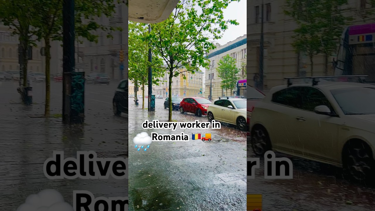 delivery worker in Romania 🇷🇴🚚 