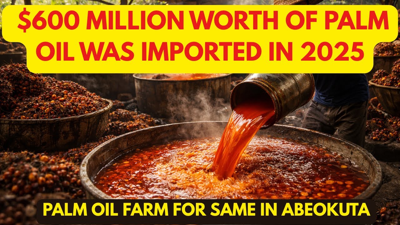 $600 MILLION WORTH OF PALM OIL WAS IMPORTED IN 2025 | PALM OIL FARM FOR SALE IN ABEOKUTA | #oilpalm