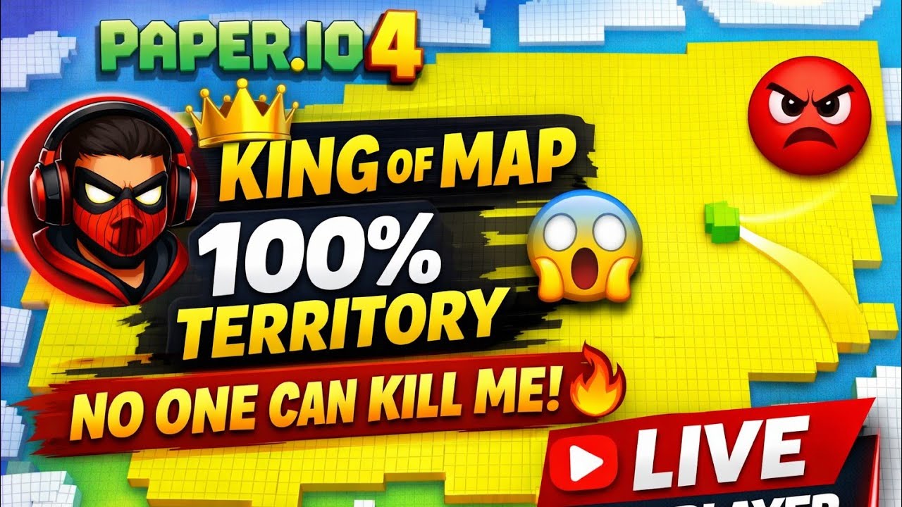 shridhar gym fitness is live -LIVE 🔴 Paper.io 4 World Record Gameplay | No One Can Beat Me 😈