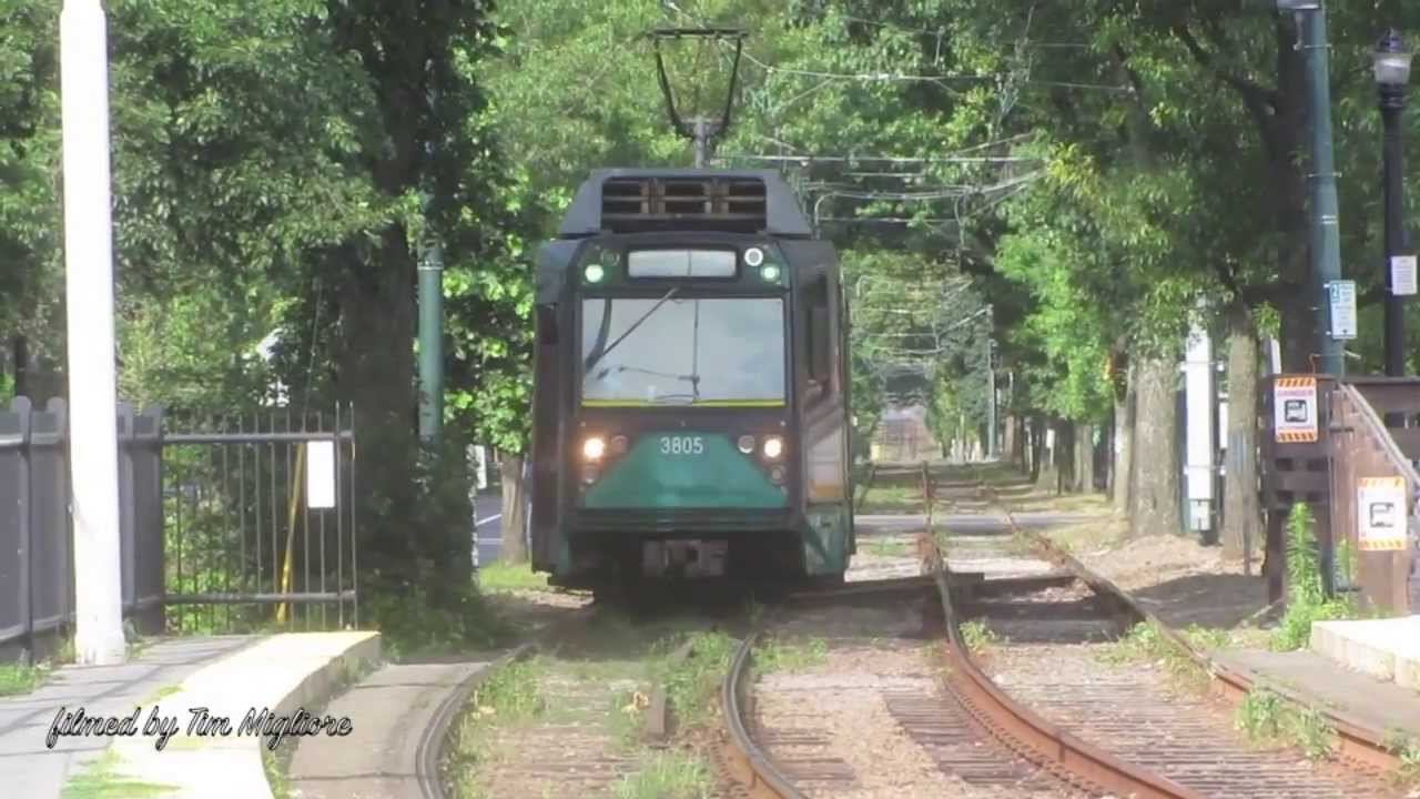 The Light Rail of Boston (green line)