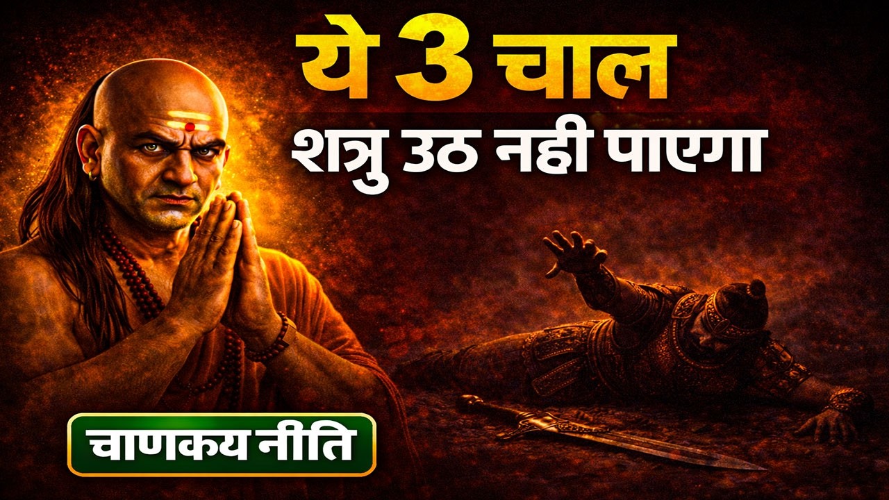 चाणक्य की 3 सबसे खतरनाक चाल | ताकतवर शत्रु भी उठ नहीं पायेगा | Chanakya Niti Motivational video