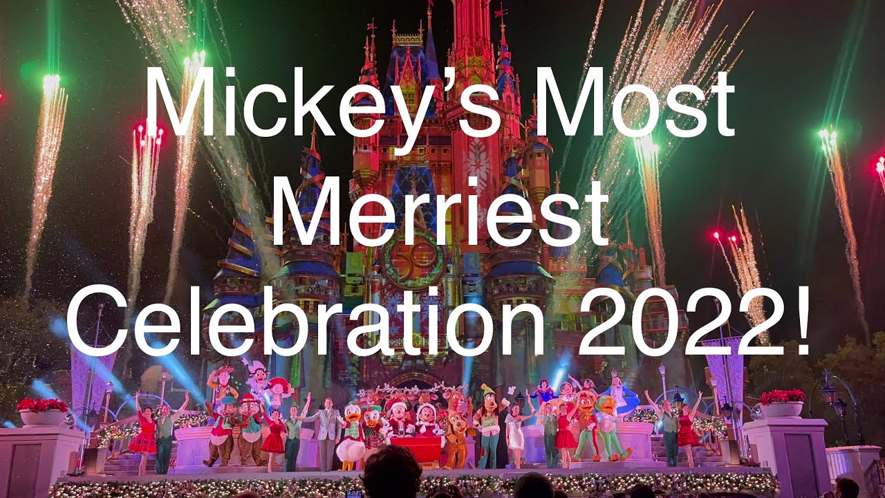 Mickey's Most Merriest Celebration 2022 [4K] | Magic Kingdom | Mickey's Very Merry Christmas Party!
