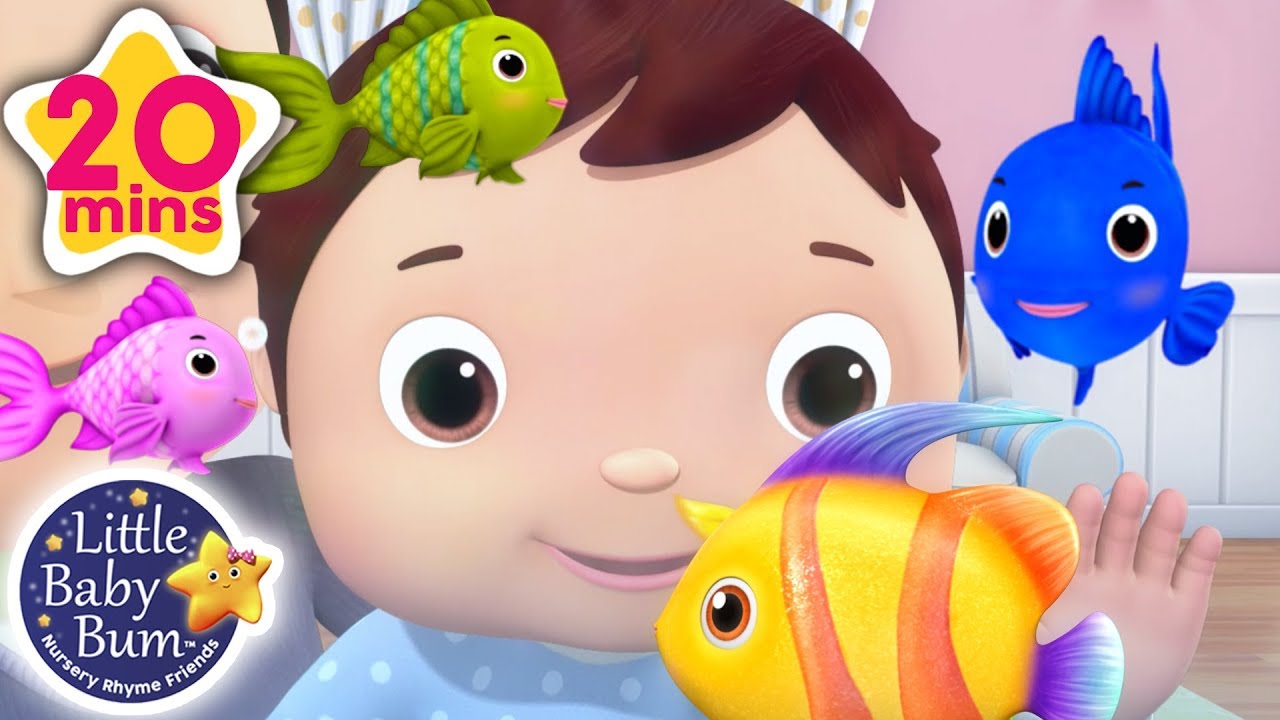 Learning Colors for Kids | Color Fish Song +More | Little Baby Bum