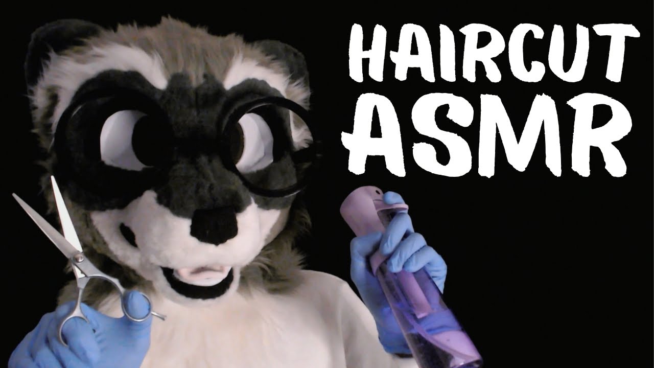 [Furry ASMR] Haircut Roleplay (Spraying Sounds, Scissors, Brushes...)