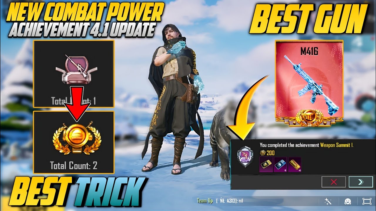 How To Complete The ( Weapon Summit ) New Achievement Easy Tips And Trick Complete | PUBGM