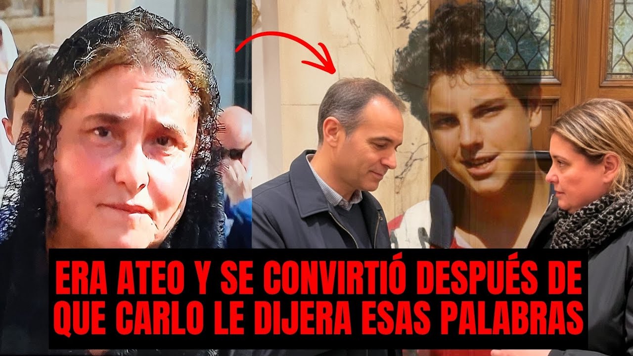 Él era ateo y regresó transformado por lo que mi hijo Carlo le dijo antes de morir