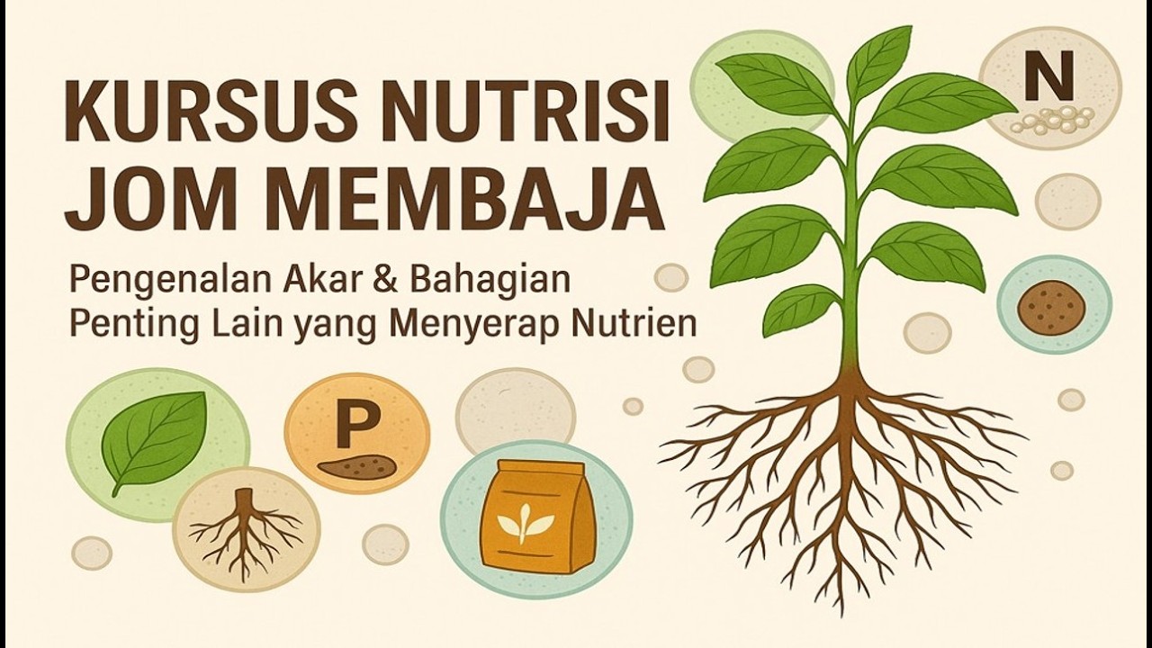 Sesi 1: Kuliah Morfologi Akar dan Daun serta Mekanisme Penyerapan Nutrien ke Dalam Tumbuhan