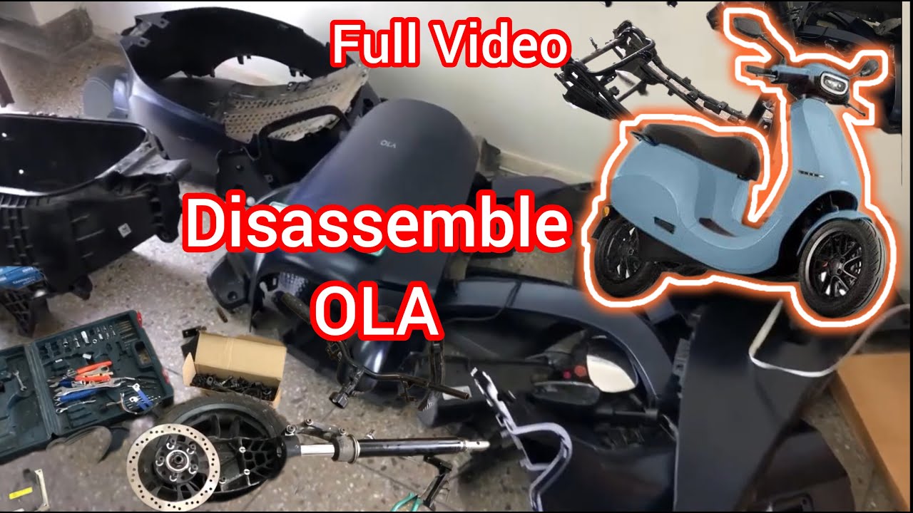 Disassemble, open OLA Scooter Full Video✔ #ola #scooter