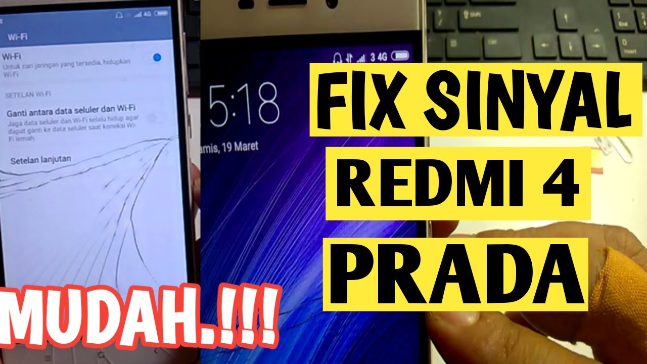 fix sinyal redmi 4 prada || JKS opreker handphone