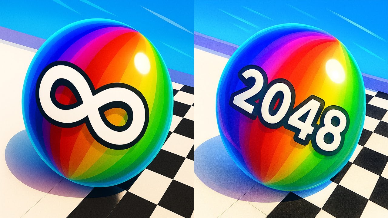 Ball Run 2048 Infinity VS Ball Run 2048 - All Levels Gameplay Android iOS Ep 4