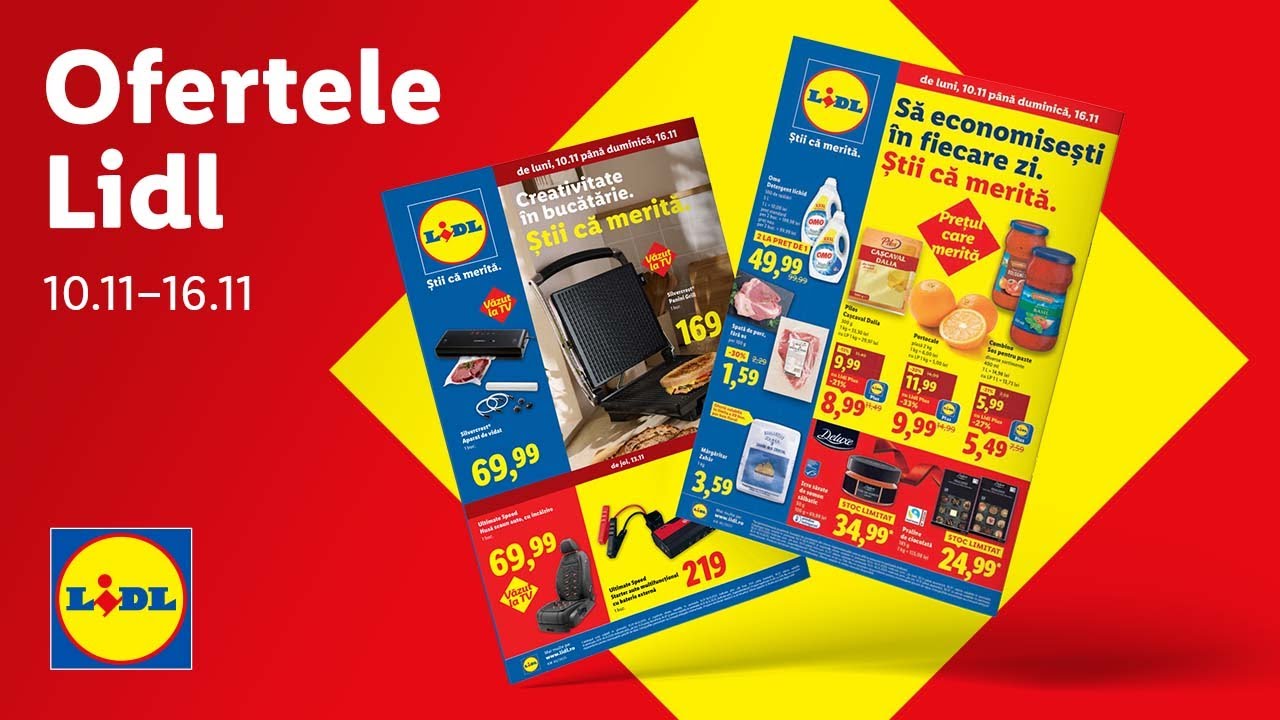 Ofertele saptamanii la Lidl • 10 - 16 noiembrie 2025