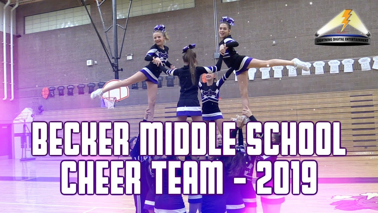 Becker Middle School Cheer Team 2019