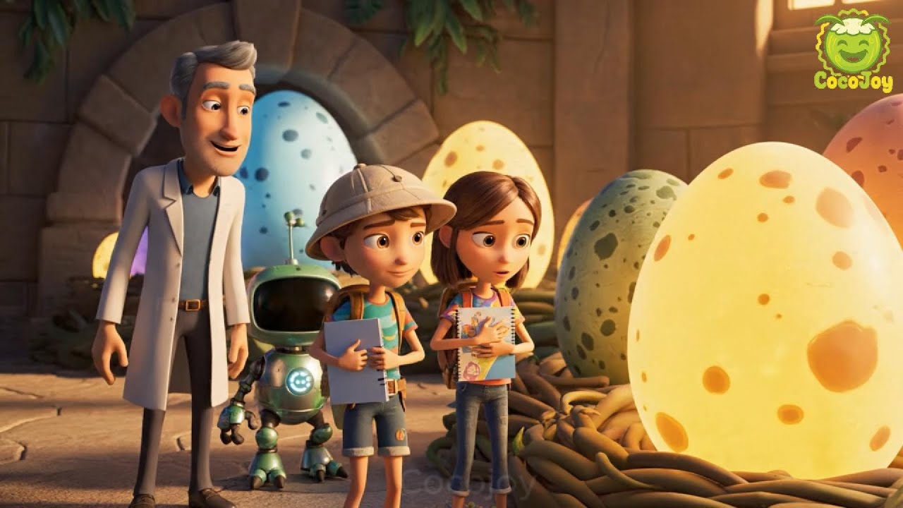 Toy City T-Rex Museum 🦖🌈 | Fun Dinosaur Adventure for Kids | Cartoon