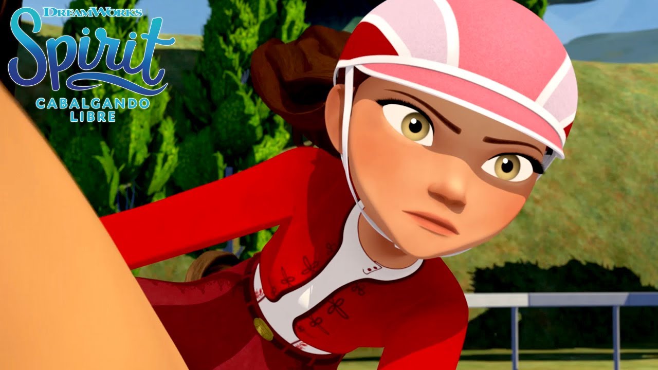 &iexcl;Lucky gana su carrera de regreso! | SPIRIT CABALGANDO LIBRE | Netflix