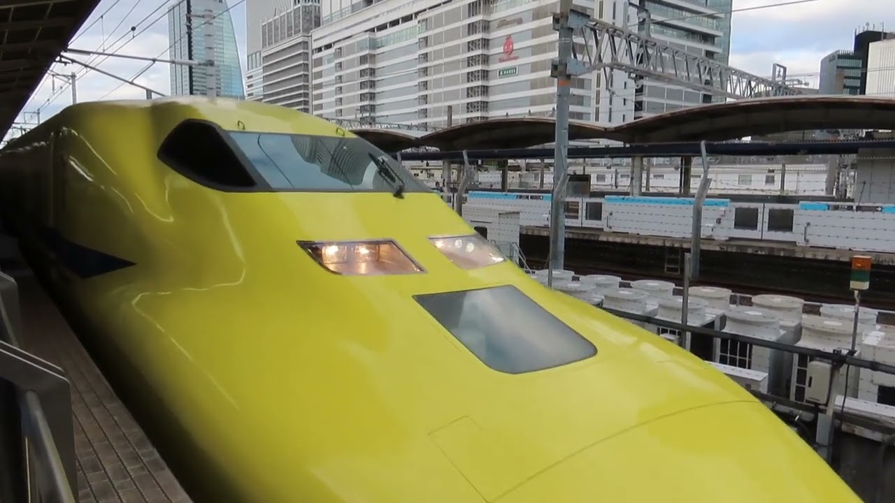 ドクターイエローのぞみ検測上り 名古屋駅 2026/02/17