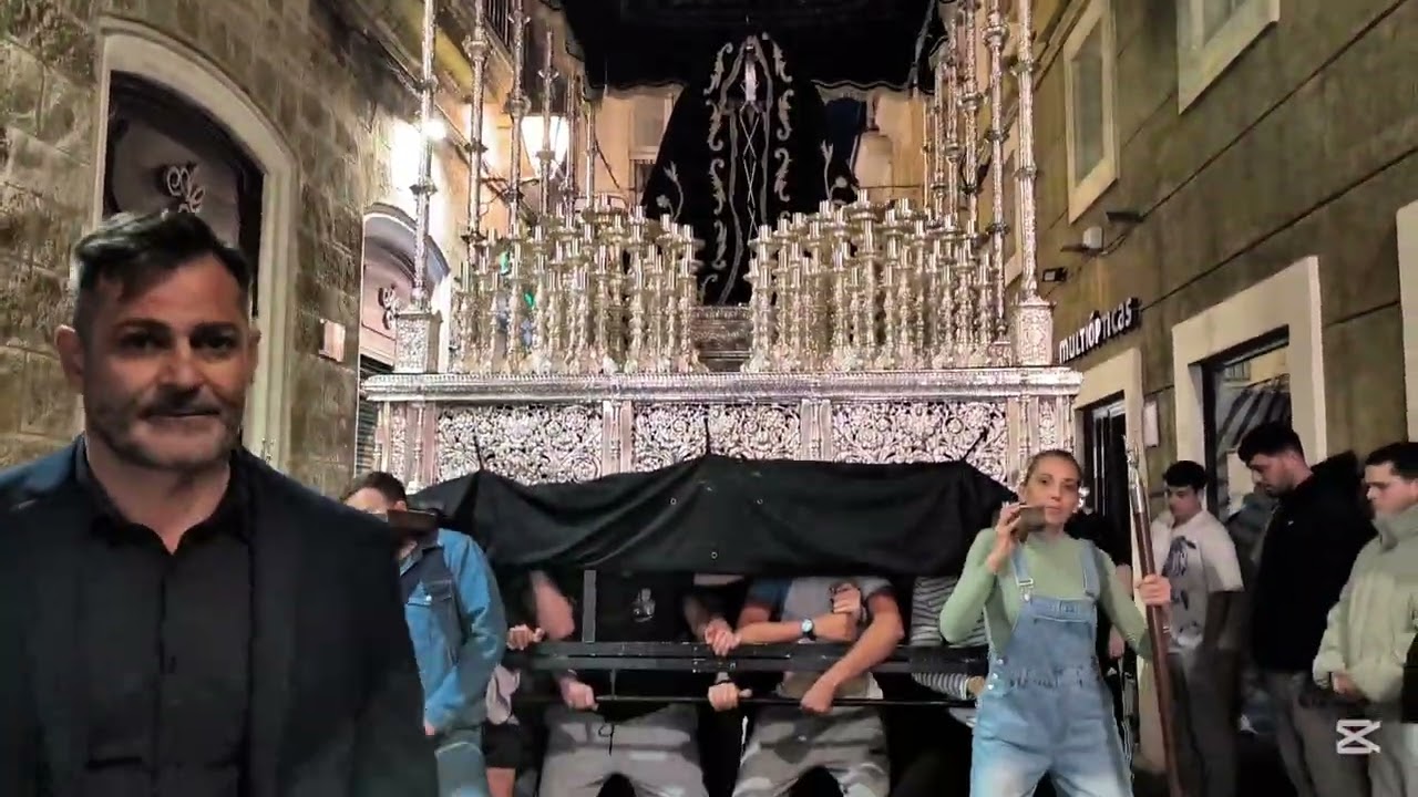 Ensayo palio mayor dolor cuaresma Cádiz 2025