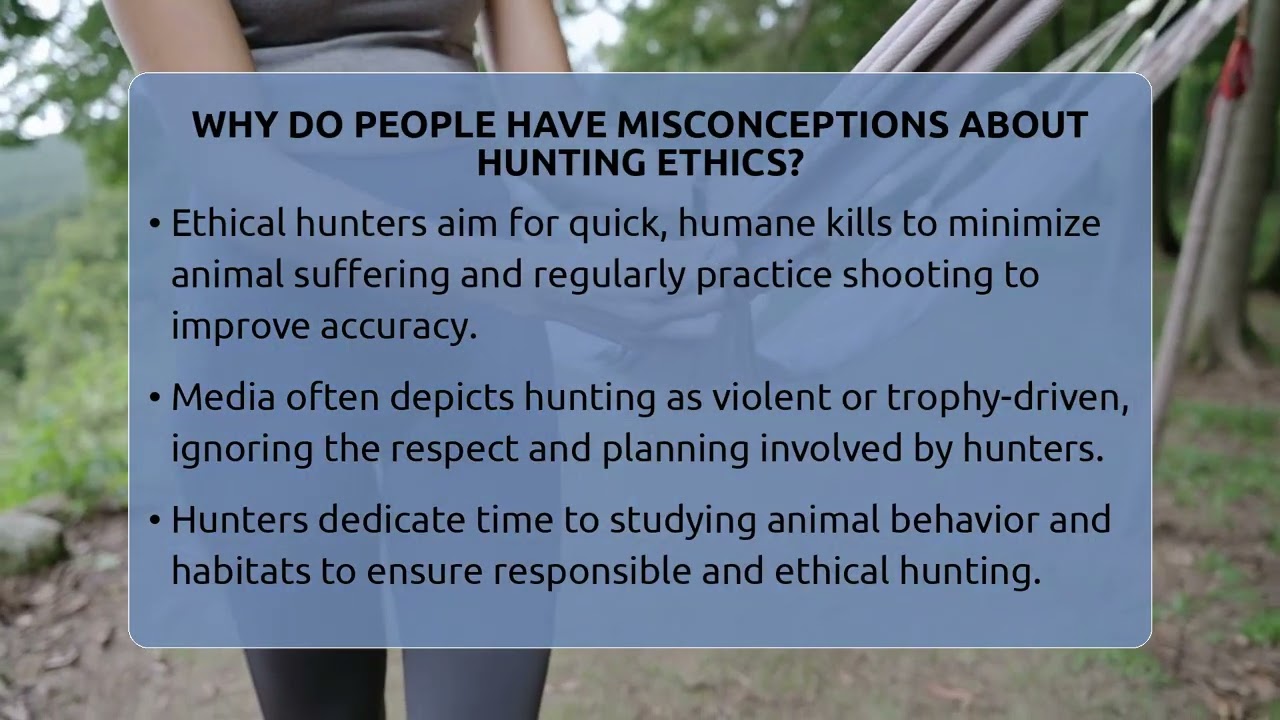Why Do People Have Misconceptions About Hunting Ethics? - The Marksman's Journal