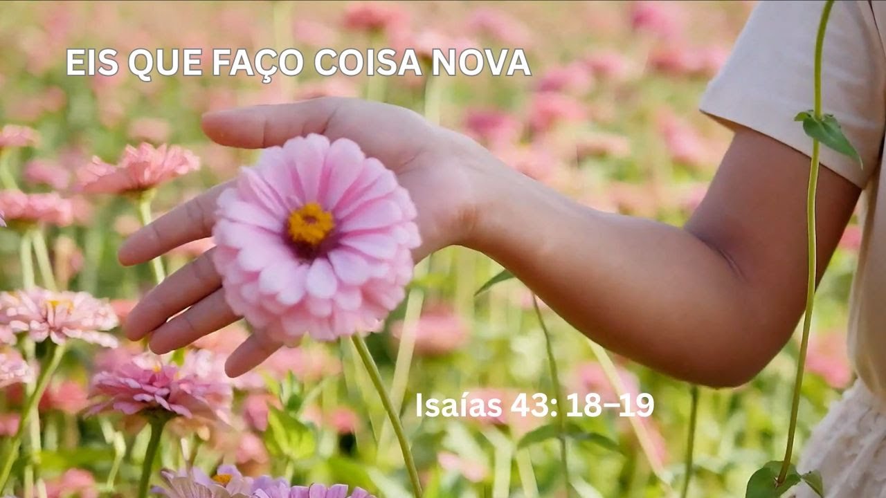 EIS QUE FAÇO COISA NOVA - ISAÍAS 43: 18-19