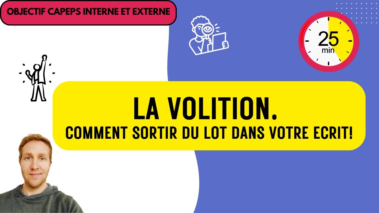 👉 Volition & réussite au CAPEPS : Ce que 90% des candidats ignorent à l’écrit !