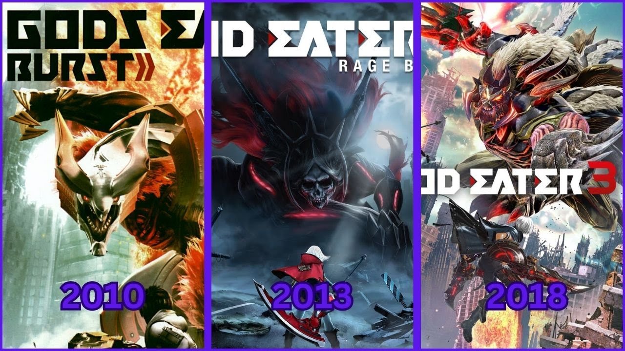 Evolution of God Eater Games 2010-2018-2024