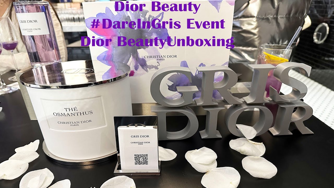 NYC VLOG | Dior #dareingrisdior Event | Dior Beauty Unboxing