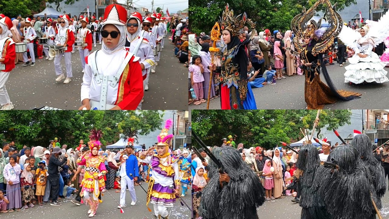 KONTINGEN SMP, SMA, SMK, SEDERAJAT - KARNAVAL HUT RI KE 80 KEC WONOPRINGGO TAHUN 2025