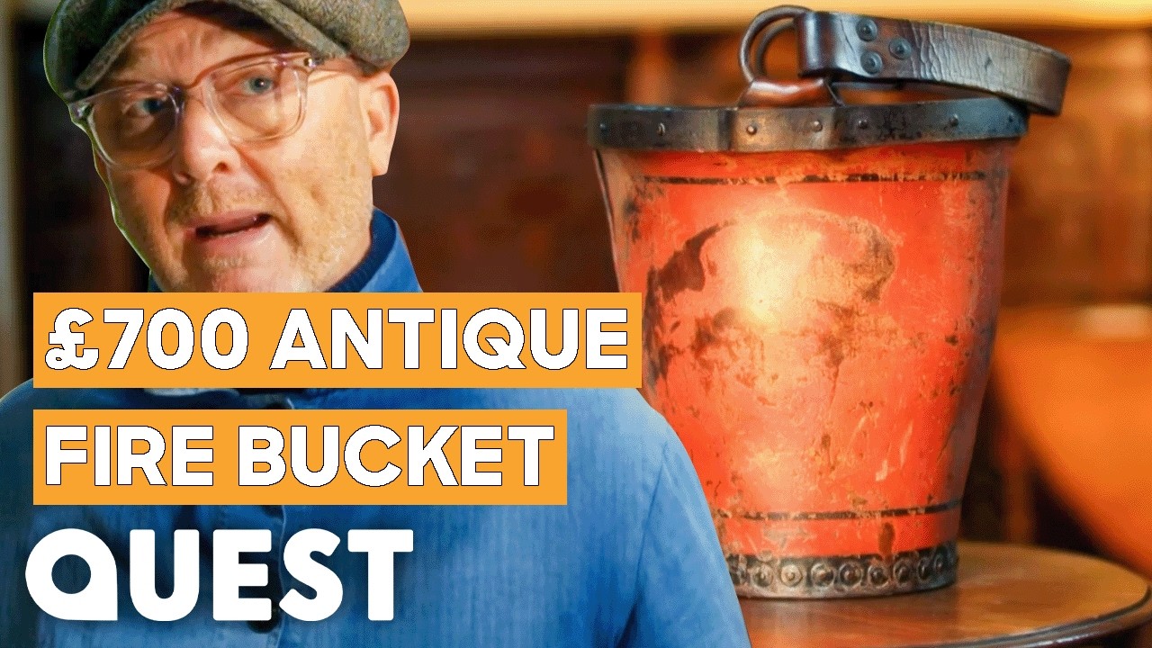 Drew Gets Antique Fire Bucket Restored To Make It Worth &pound;700 | Salvage Hunters: The Restorers