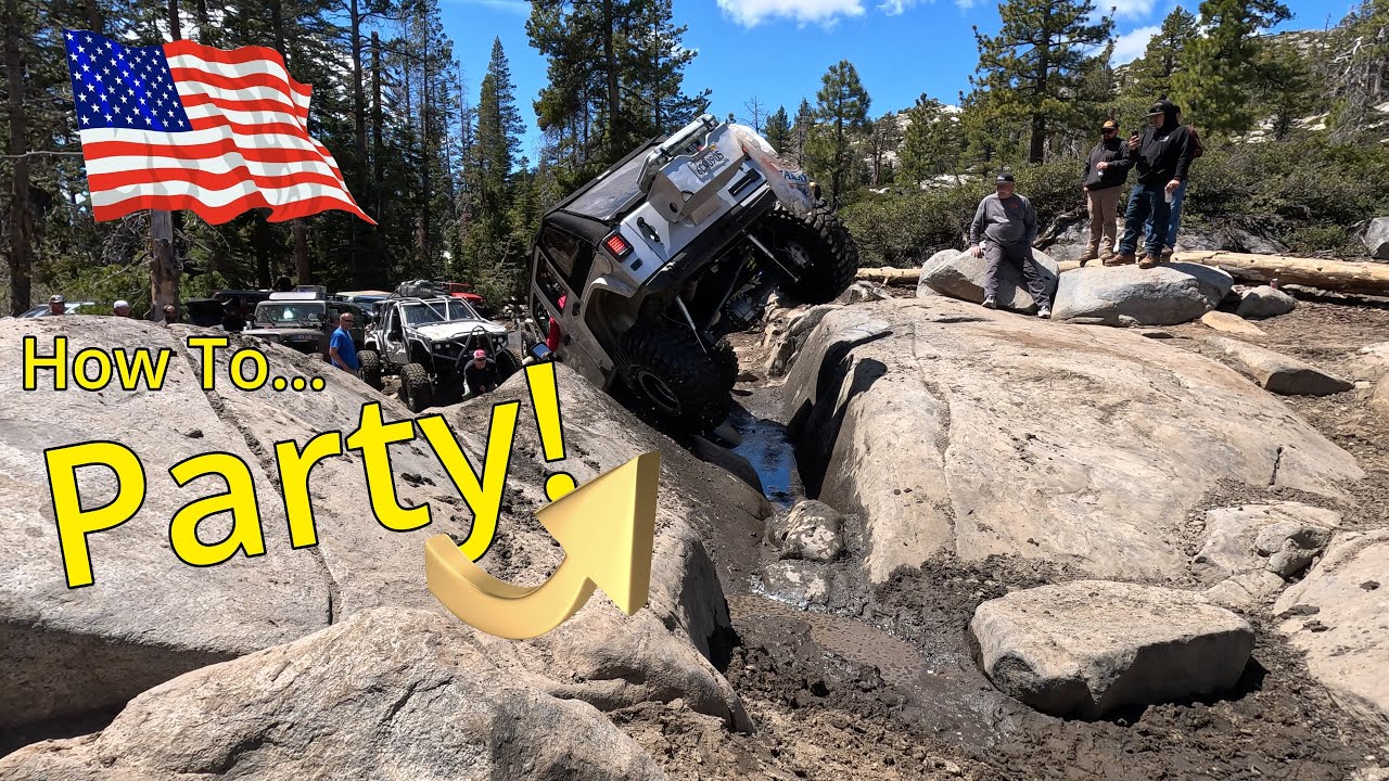Rubicon Trail, Party on the Soup Bowl. Memorial Day weekend 2024.