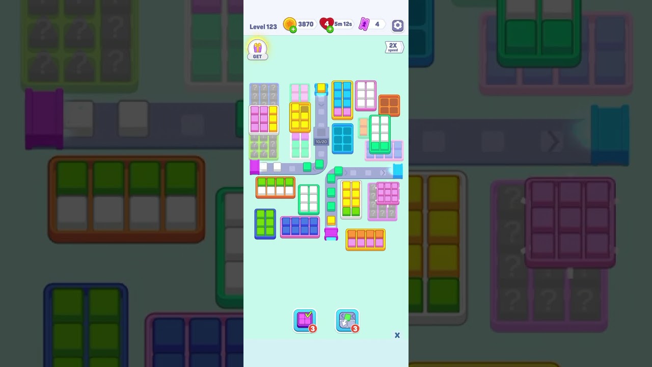 GAME COLOR CUBE MATCG 121-130