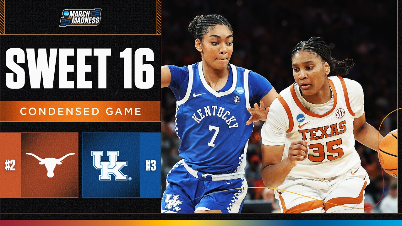 Texas vs. Kentucky - Sweet 16 NCAA tournament extended highlights