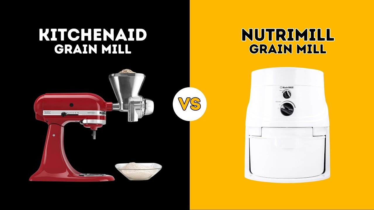 ⭐ Зерномолка KitchenAid против зерномолки Nutrimill ⭐ | Сравнение
