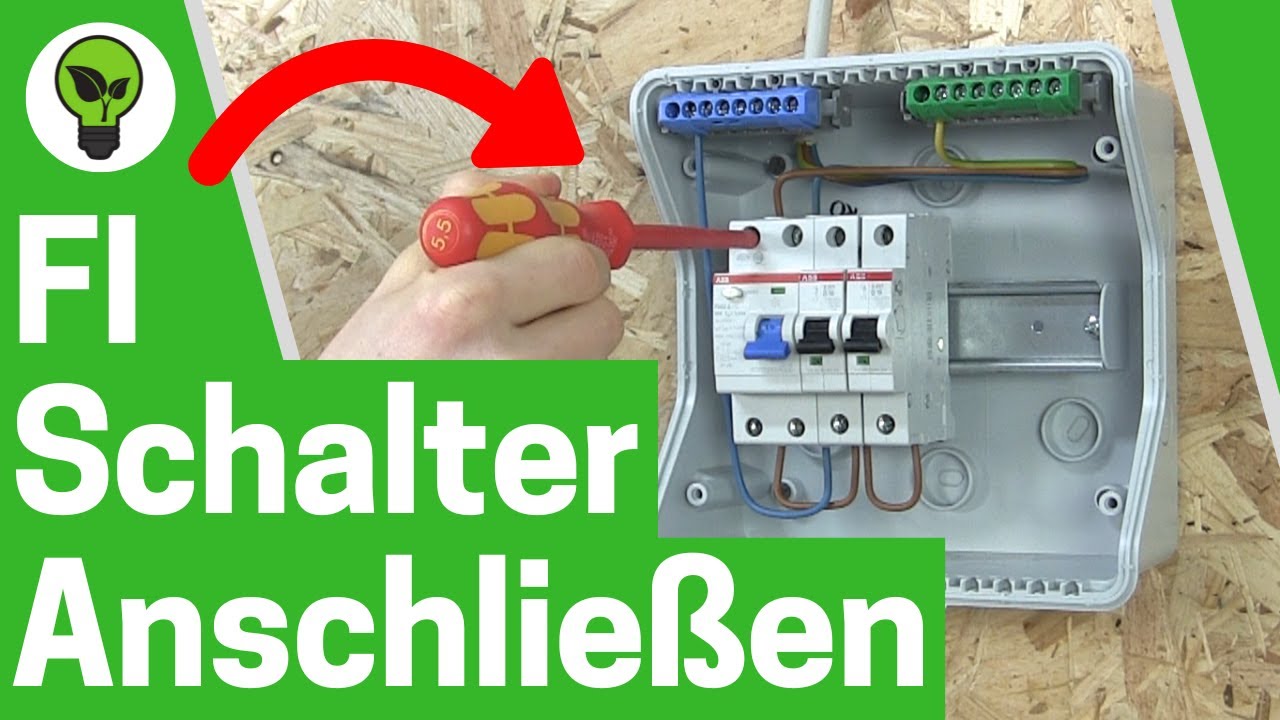 Fi Schalter 2 Polig Anschließen ✅ TOP ANLEITUNG: Wie RCD Fehlerstrom Schalter Einpolig Anschließen?