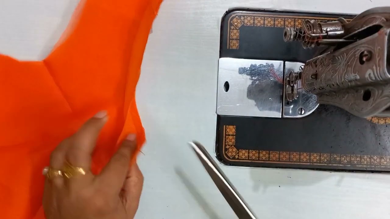 How to cut oreb Patti for blouse neck/kurti. Blouse Oreb Patti.